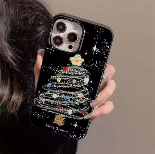 Soft Silicone Christmas Tree Phone Case